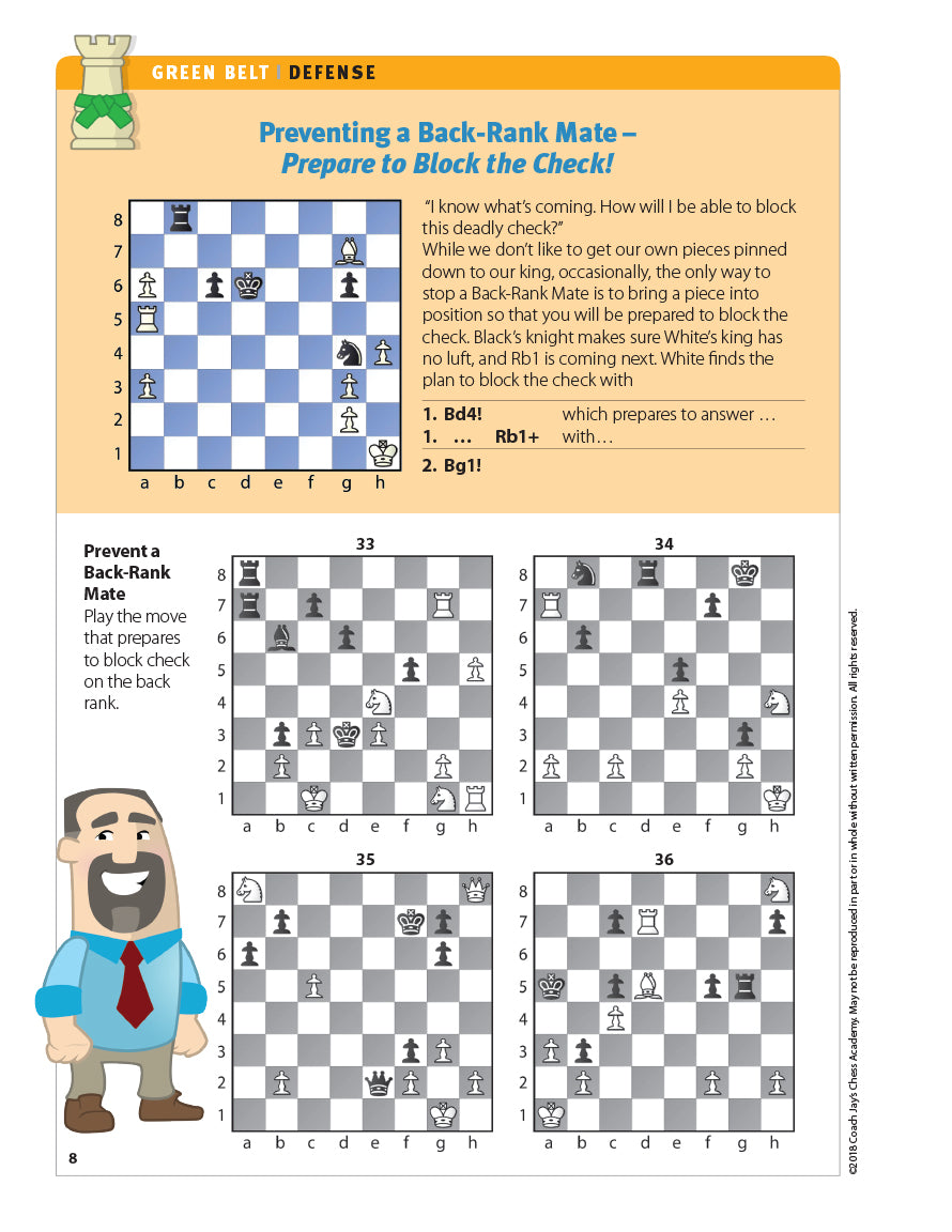Green Belt Chess Puzzle Pack – Coach Jay's Chess Academy