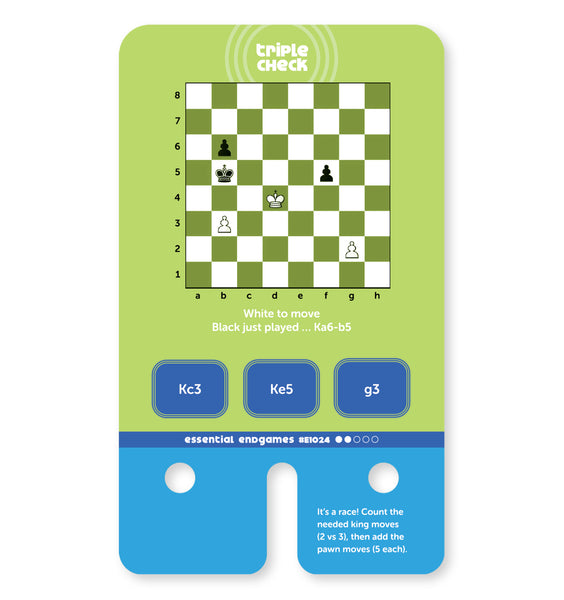 Triple Check Opening/Endgame (Over 1000 Tournament Players) Combo w/ Holder