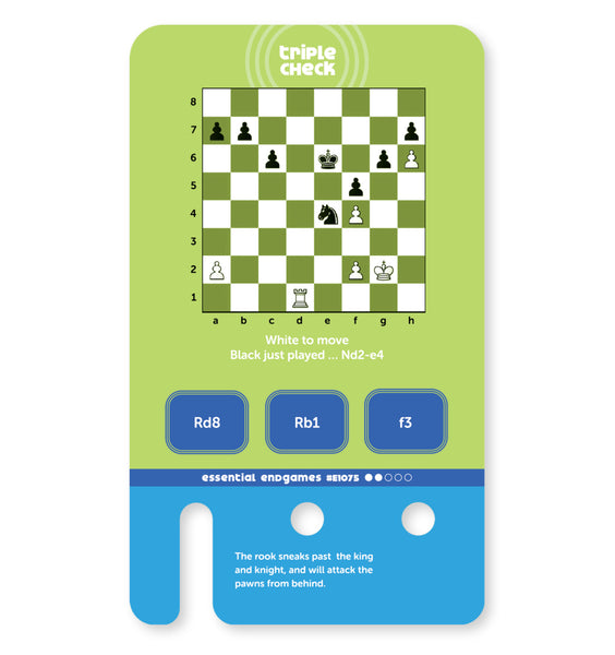 Triple Check Opening/Endgame (Over 1000 Tournament Players) Combo w/ Holder