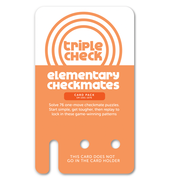 Elementary Mates Deck (Triple Check - Deck Only)