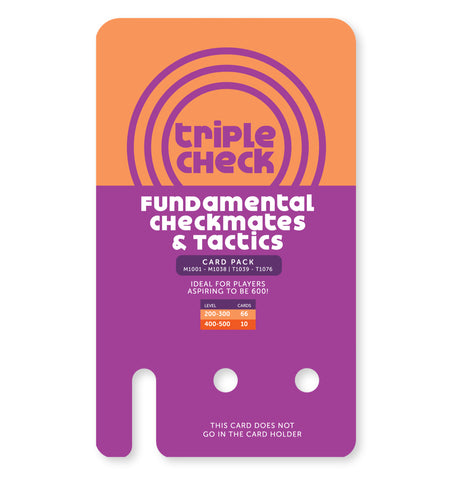 Fundamental Checkmates & Tactics Deck (cards only)
