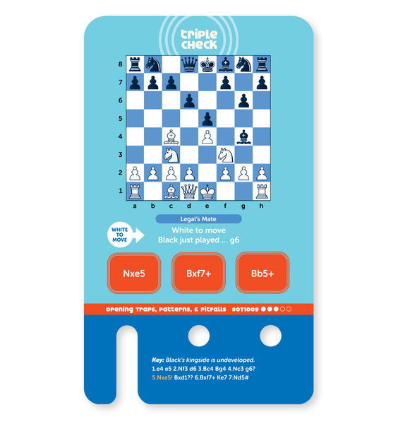 Triple Check Opening Traps, Patterns, & Pitfalls Deck