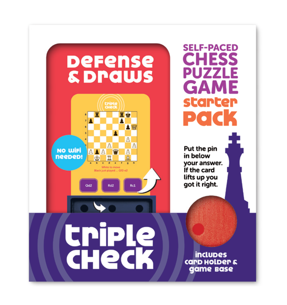 Triple Check Starter Pack (Defense & Draws) 1 Deck + Holder