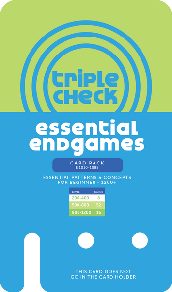 Triple Check Starter Pack (Essential Endgame) 1 Deck + Holder (Copy)