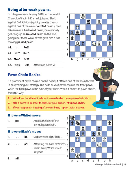 Orange Belt Chess Lesson Book