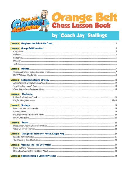 Orange Belt Level 3 Set (Lesson Book & Puzzle Pack)