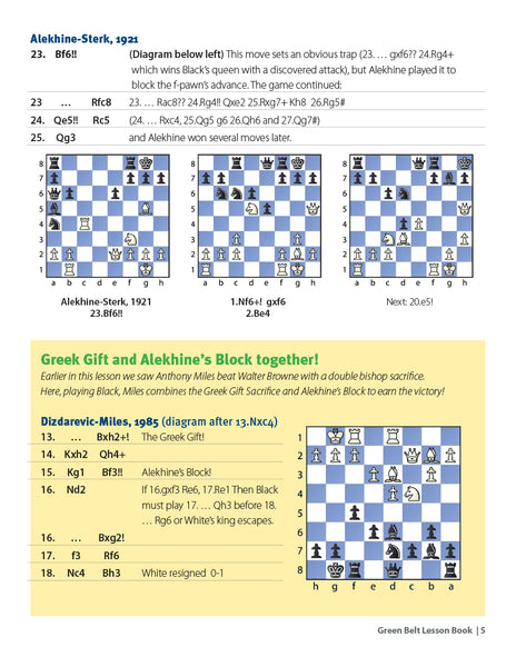 Green Belt Chess Lesson Book