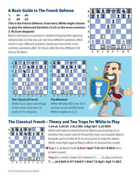 Purple Belt Chess Lesson Book