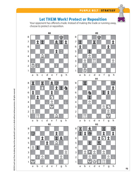Purple Belt Chess Puzzle Pack