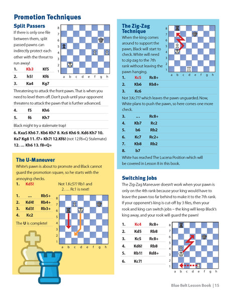 Blue Belt Chess Lesson Book