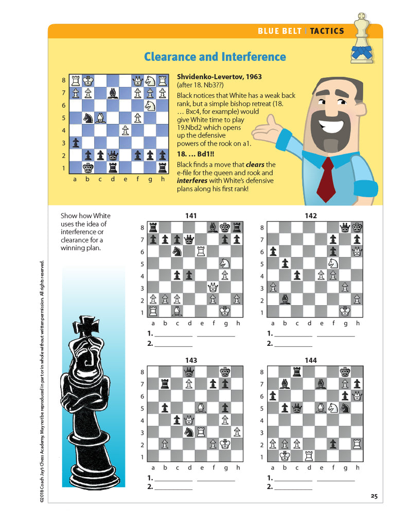 Blue Belt Chess Puzzle Pack – Coach Jay's Chess Academy