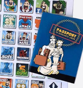 Bulk Pricing for Coaches/Clubs - Chess Passport and Sticker Set
