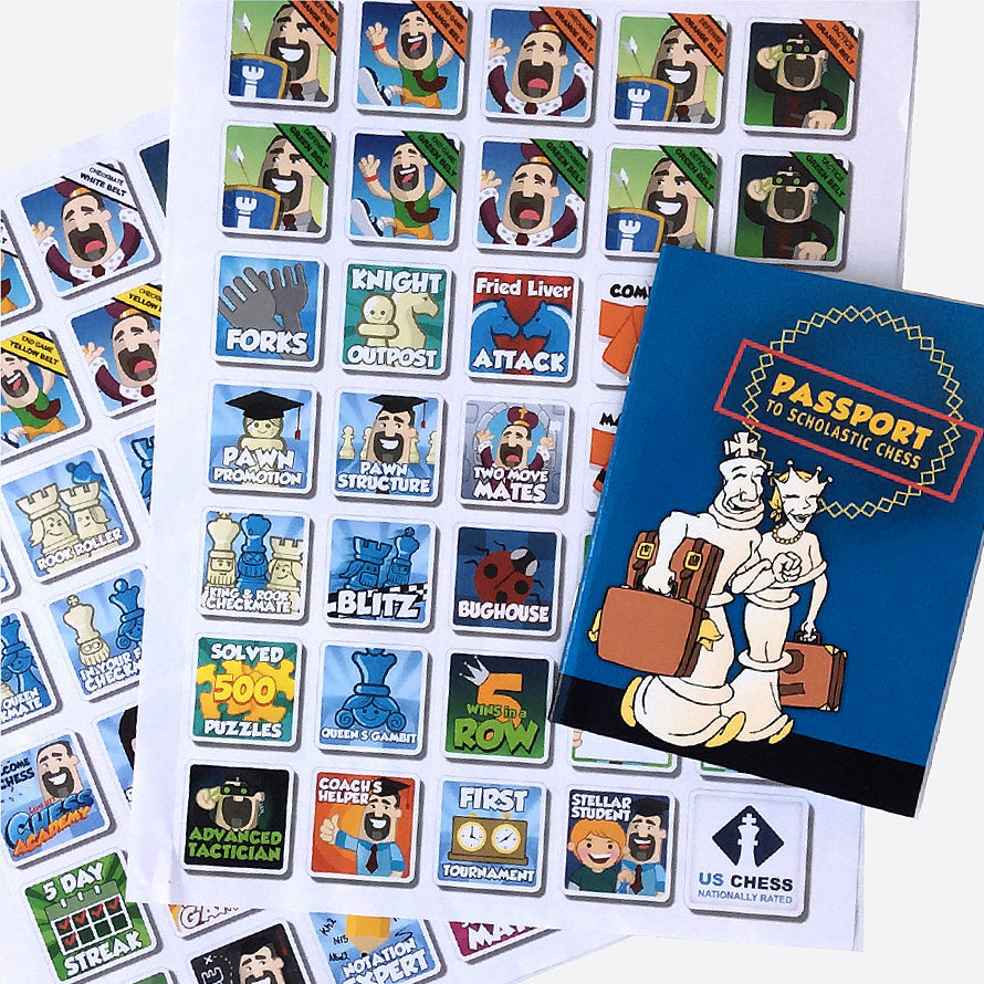 Chess Passport and Sticker Set